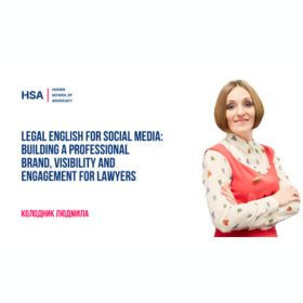 Legal English for Social Media: Building a Professional Brand, Visibility and Engagement for Lawyers