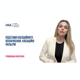 Підстави касаційного оскарження. Касаційні фільтри